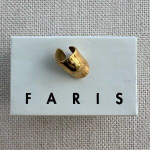 FARIS • Organic Bronze Bubble Ear Cuff